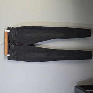 7 For All Mankind Faded Black Jeans Womens Size 25 Size 0 Gwenevere